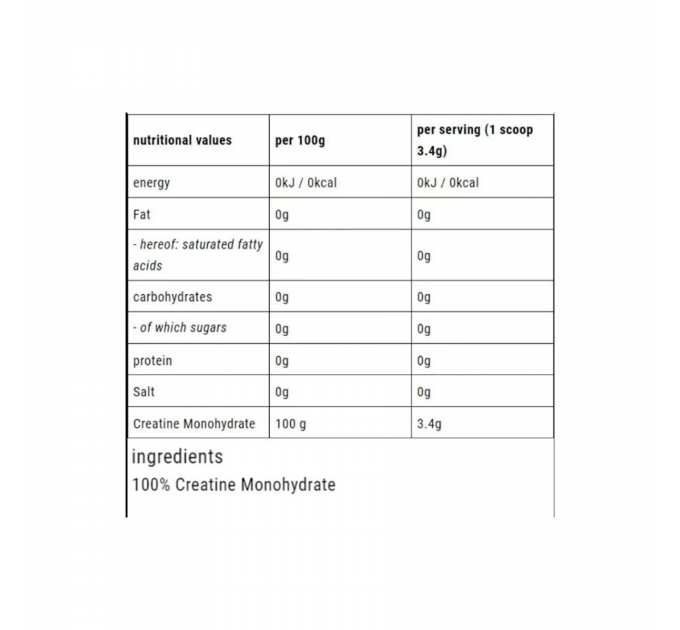 Creatine - 306g Pure