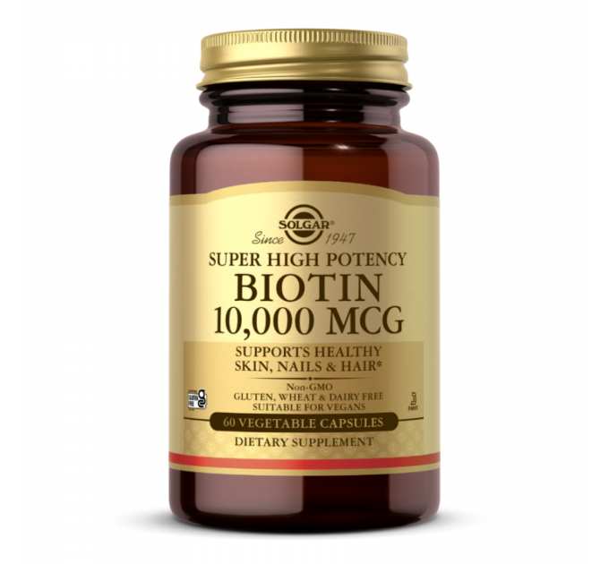 Biotin 10,000mcg - 60 vcaps