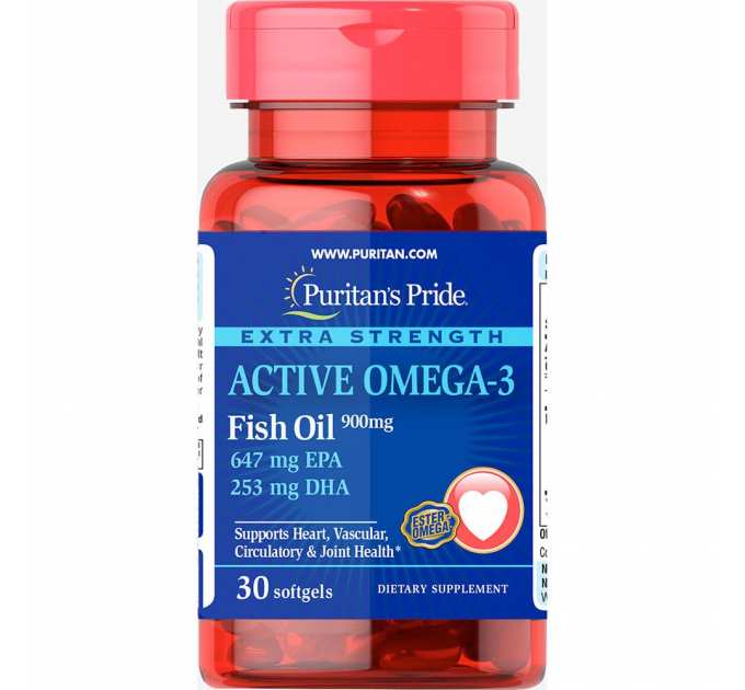 Active Omega-3 Extra Strength 900mg - 30 softgels