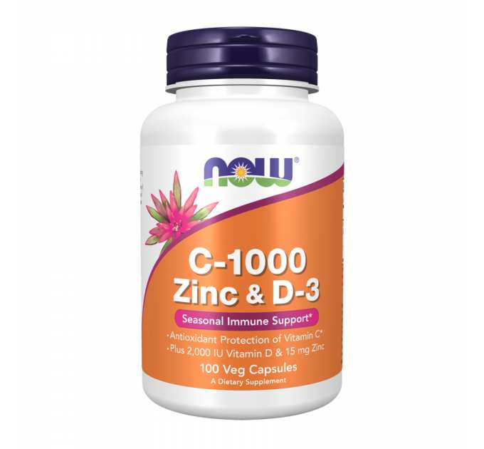 C-1000 Zinc & D-3 - 100 vcaps