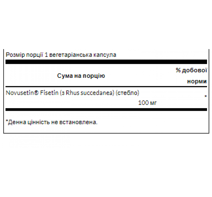 Fisetin Novusetin 100mg - 30caps