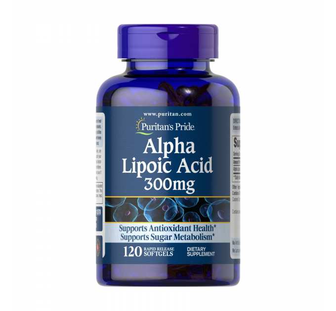 Alpha Lipoic Acid 300 mg - 120 softgels