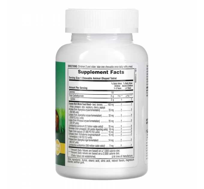 Tummy Zyme Chewable - 90 tabs