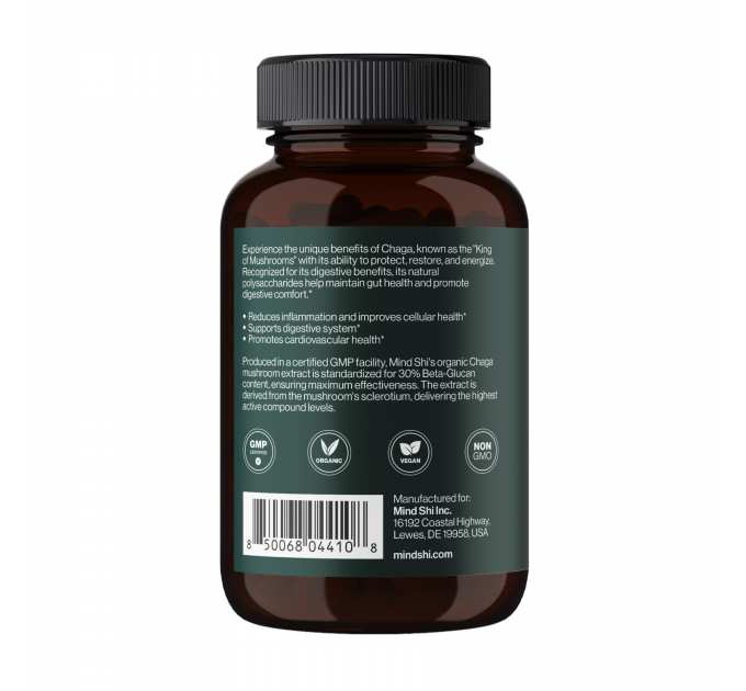 Chaga Mushroom 1000 mg - 60 vegcaps
