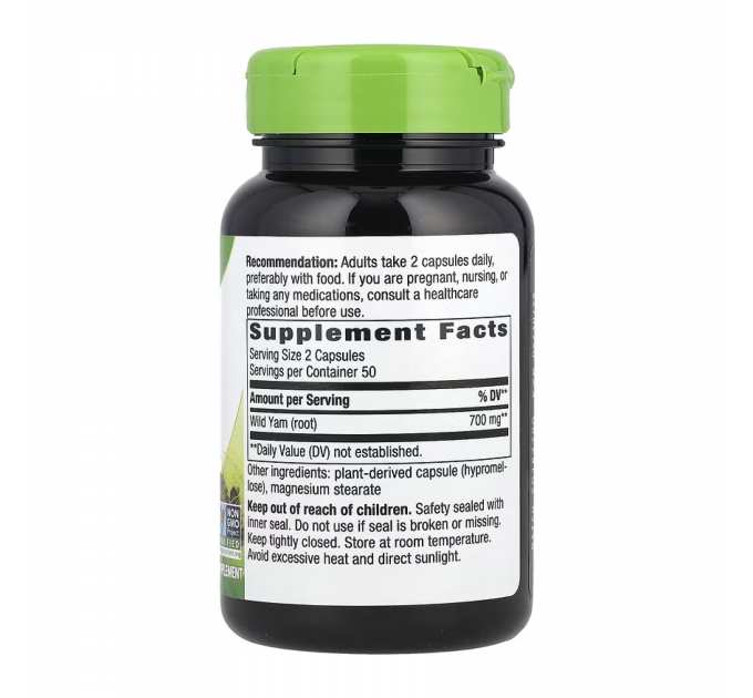 Wild Yam - 100 vcaps