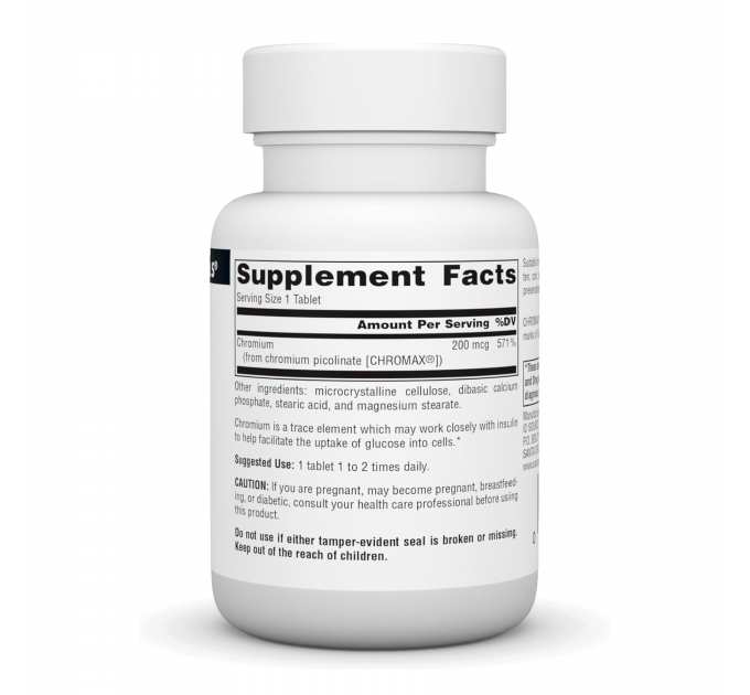 Chromium Picolinate 200 mcg Yeast Free - 120 tabs