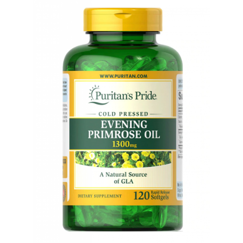 Evening Primrose Oil 1300 mg with GLA - 120 Softgels