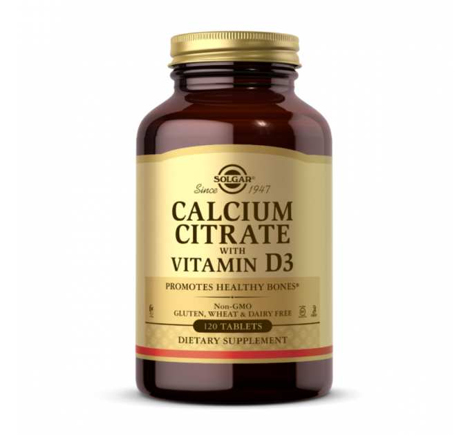 Calcium Citrate with Vitamin D3 - 120 tabs