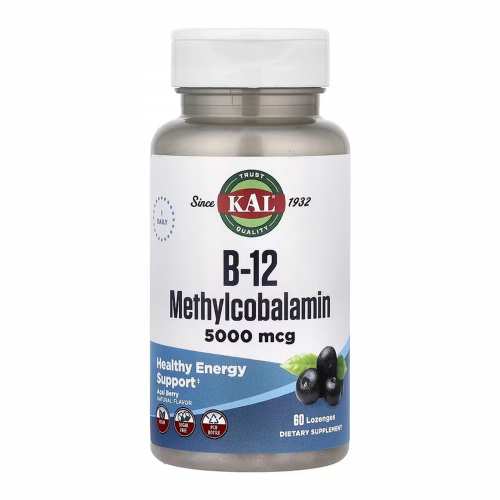 B-12 Methylcobalamin 5000mcg - 60 lozenges B-12 Methylcobalamin 5000mcg - 60 lozenges