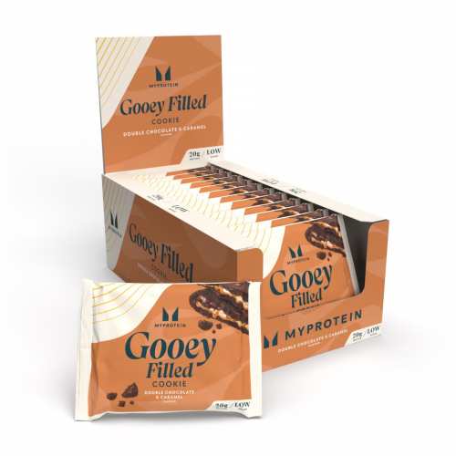 Protein Filled Cookie - 12x75g Double Chocolate and Caramel (Пошкоджена упаковка)