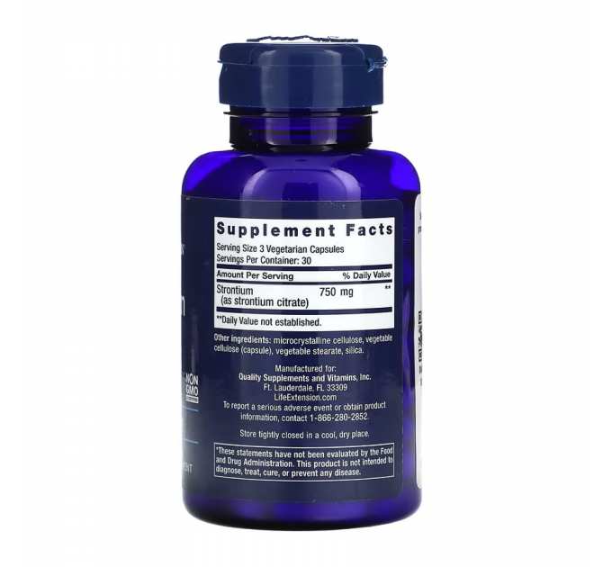 Strontium Caps 750 mg - 90 vcaps