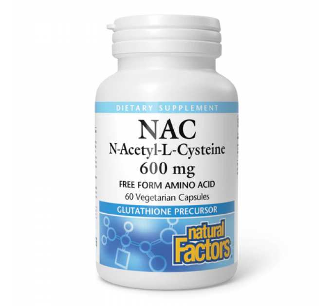 N-Acetyl-L-Cysteine Amino Acid 600mg - 60 vcaps
