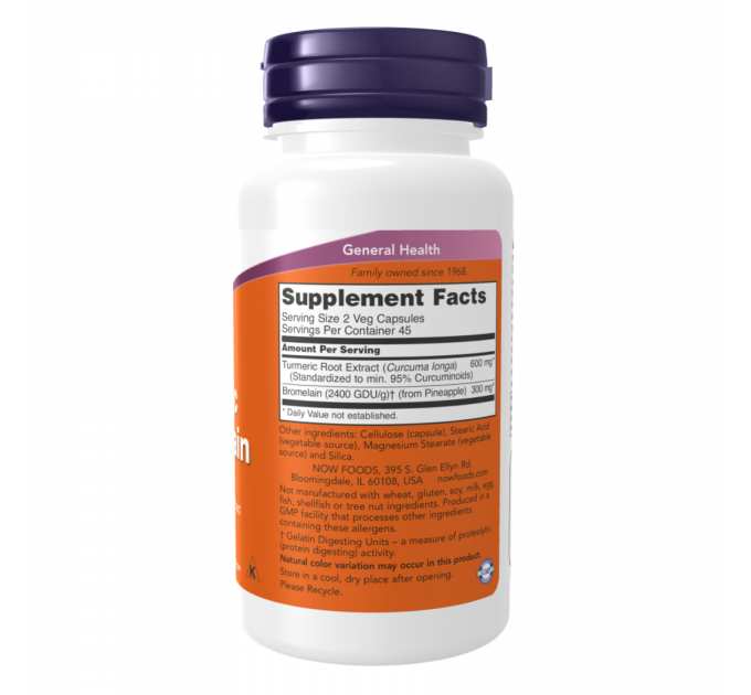 Turmeric & Bromelain - 90 vcaps
