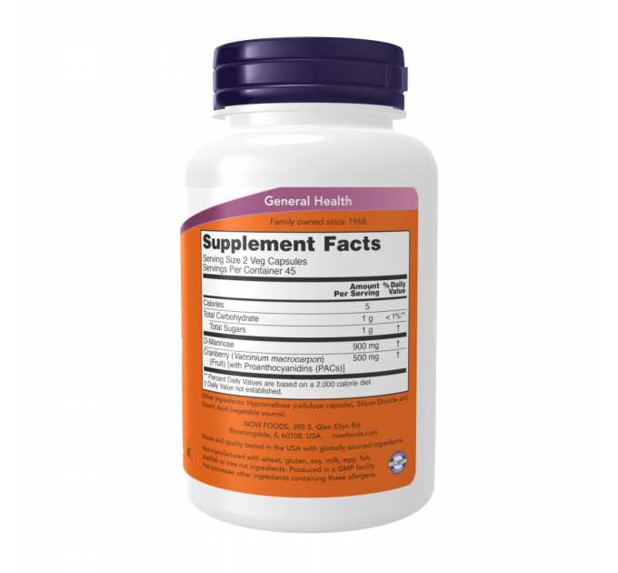 Mannose Cranberry - 90 vcaps
