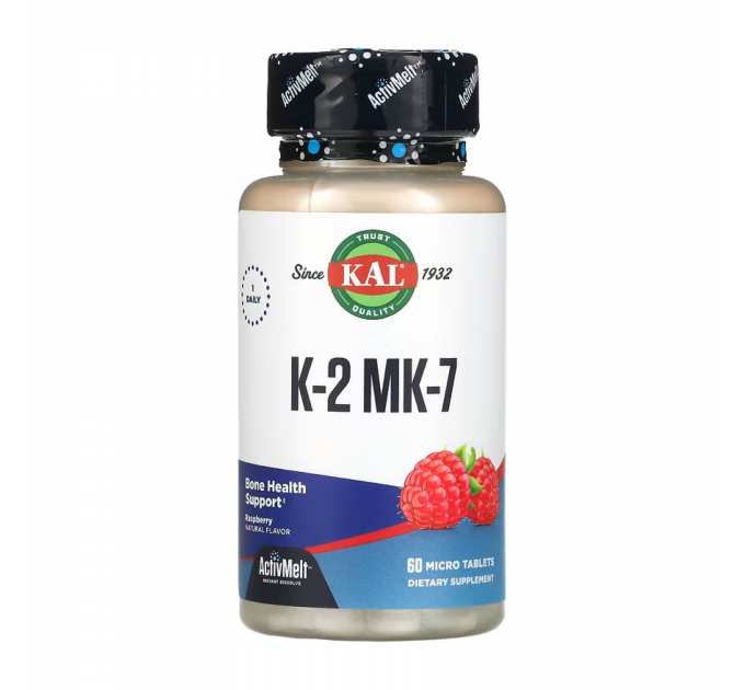 K-2 MK-7 ActivMelt 100 mcg - 60 tabs