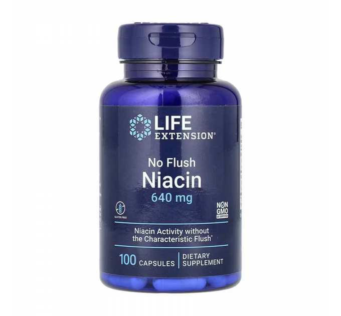 No Flush Niacin 640 mg - 100 caps