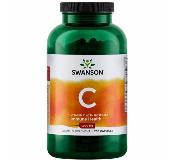 Vitamin C with Rose Hips 1000 mg - 250 caps