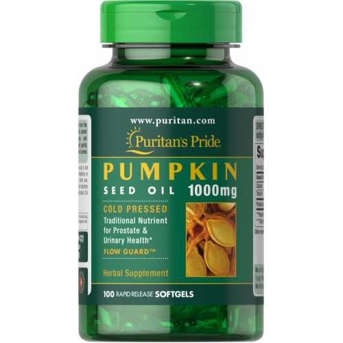 Pumpkin Seed Oil 1,000 mg - 100 Softgels
