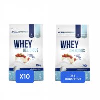 Whey Delicious - 700g x10 +x1 Whey Delicious - 700g в подарунок!