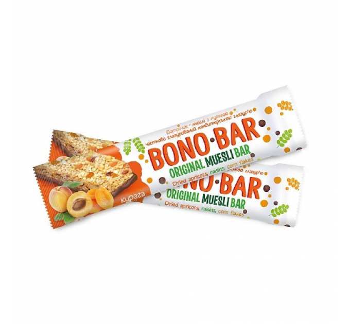 Bono Bar Original Muesli - 40g Apricots (Поштучно)