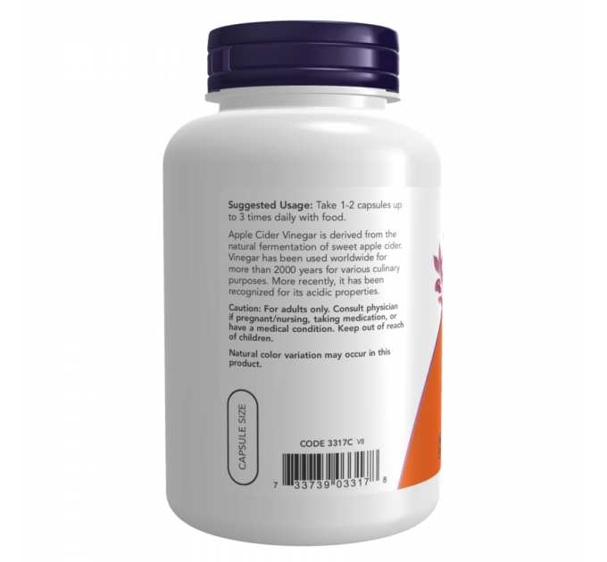 Apple Cider Vinegar 450 mg - 180 vcaps