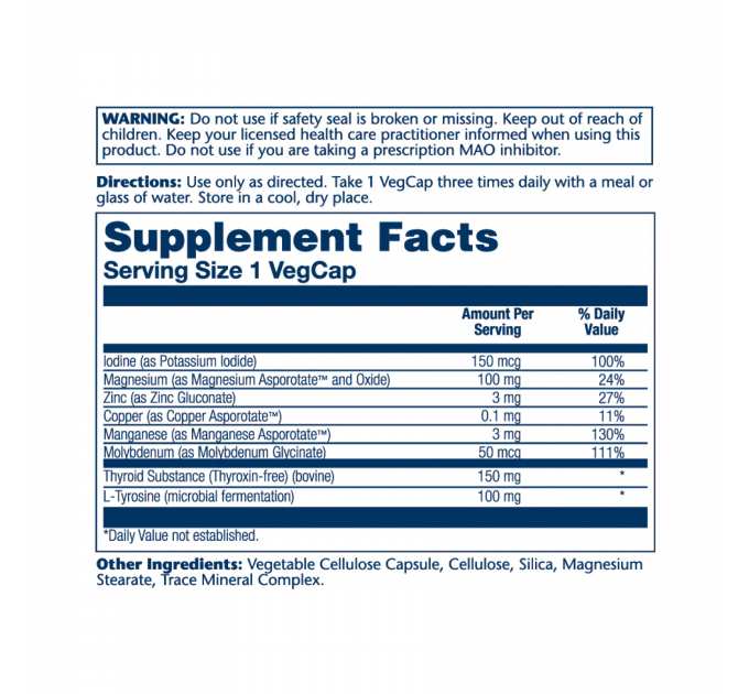 Thyroid Caps - 60 vcaps