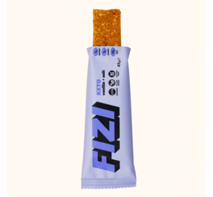 KETO Protein Bar - 10x45g Vanilla + Salt