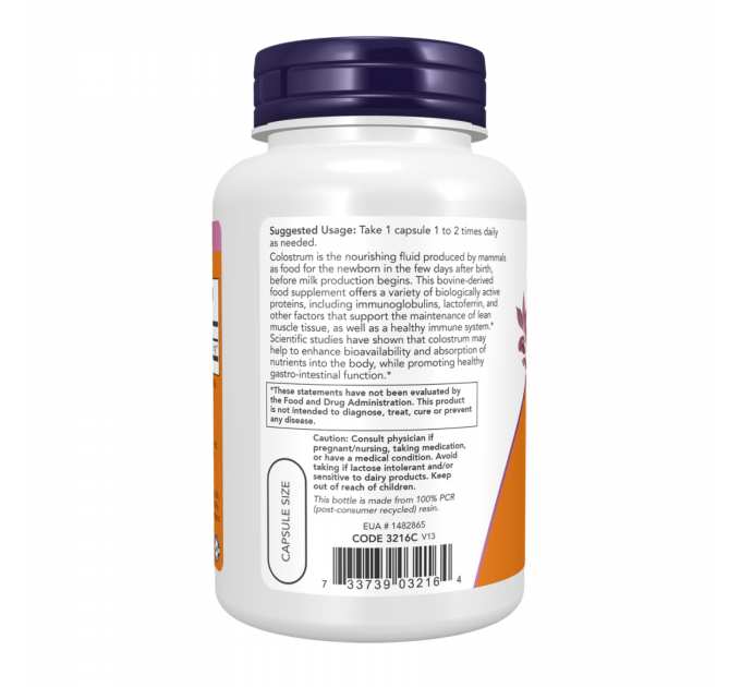 Colostrum 500mg - 120 vcaps