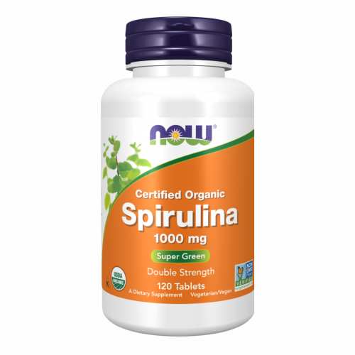 Spirulina 1000 mg - 120 tabs (Пошкоджена банка) Spirulina 1000 mg - 120 tabs (Пошкоджена банка)