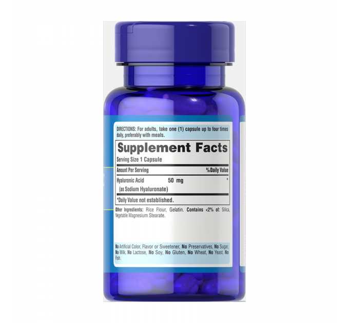 Hyaluronic Acid 50mg - 60 caps