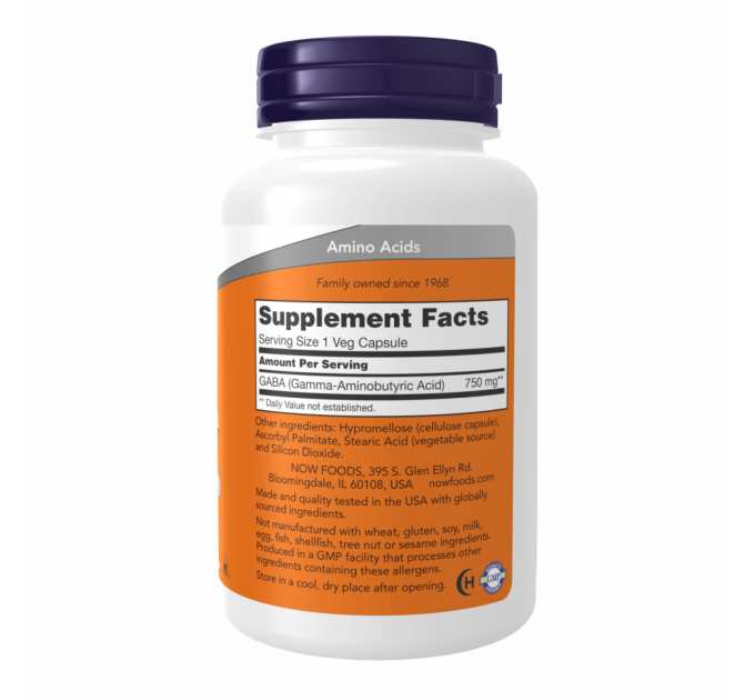 GABA 750mg - 100 vcaps