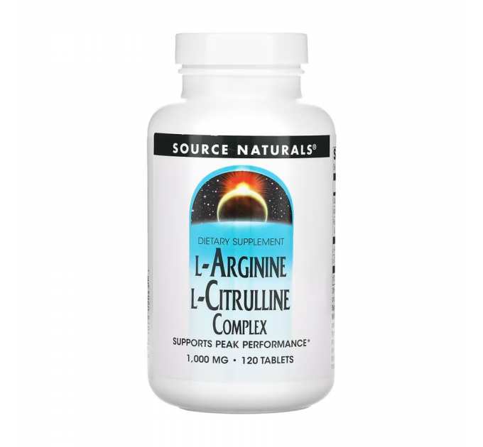 L-Arginine L-Citrulline Complex 1000mg - 120 tabs