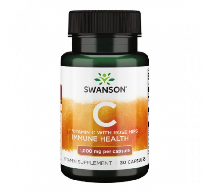 Vitamin C Rose Hips 1000mg - 30caps