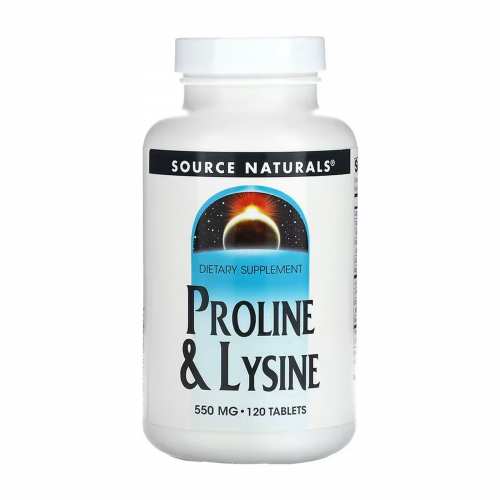 Proline & Lysine 550 mg - 120 tabs