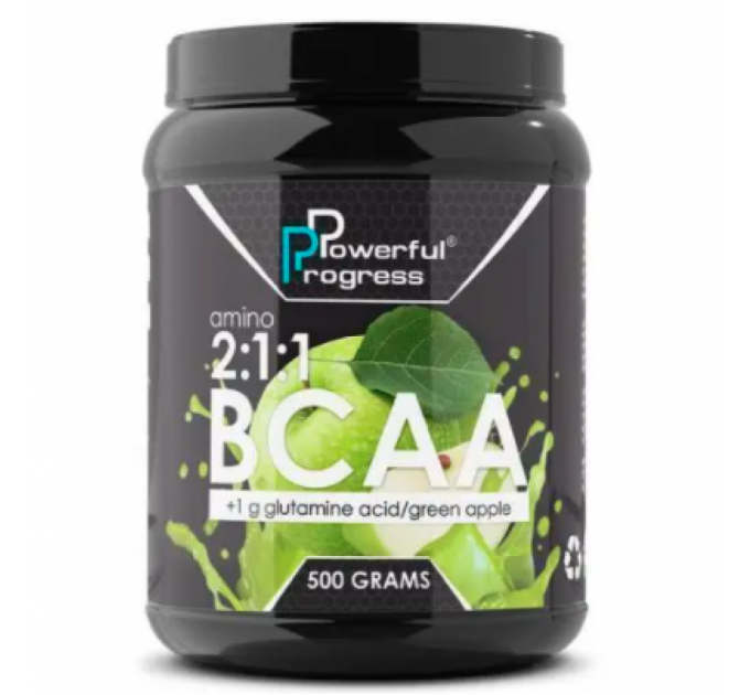 BCAA 2:1:1 + Glutamine - 500g Apple