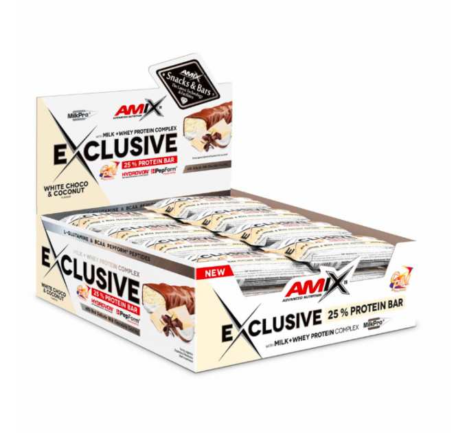 Exclusive Protein Bar - 12x85g White Chocolate Coconut