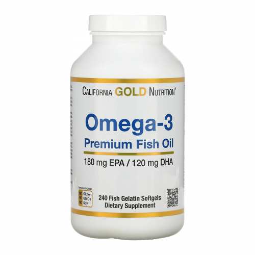 Omega-3 Premium Fish Oil 180mg - 240 softgels
