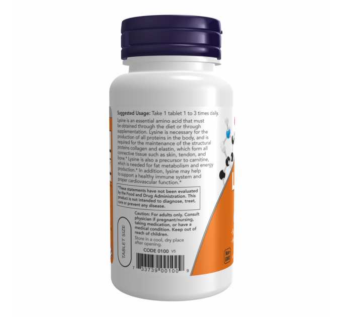 Lysine 500mg - 250 tabs