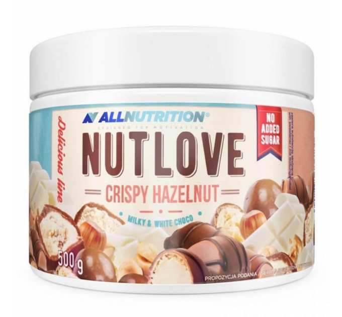 Nut Love - 500g Crispy Hazelnut milky whit chocolate