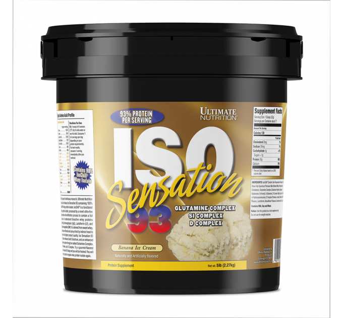 ISO Sensation 5lb - 2270g Banana Ice Cream