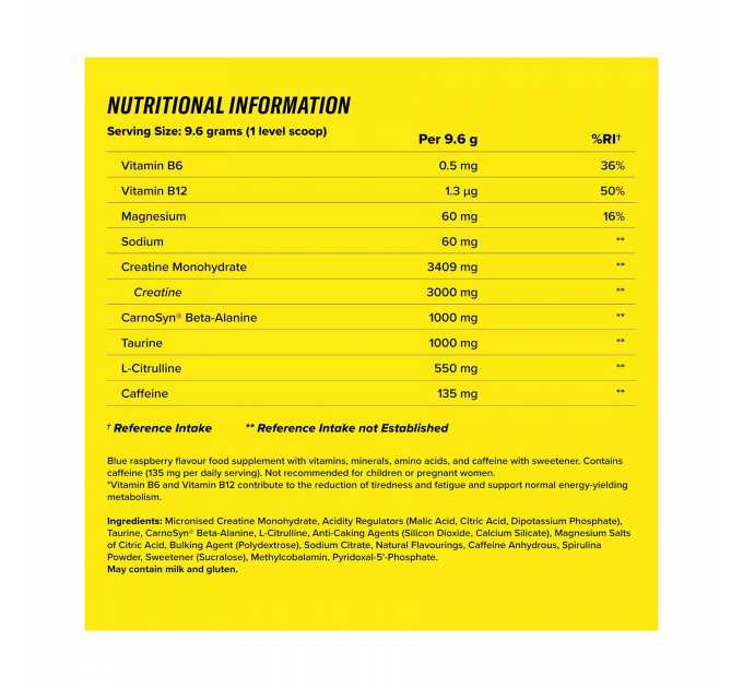 C4 Sport Pre-workout - 288g Ice Blue Raspberry