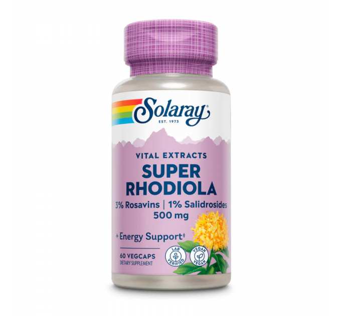 Super Rhodiola Root Extract 500mg - 60 vcaps