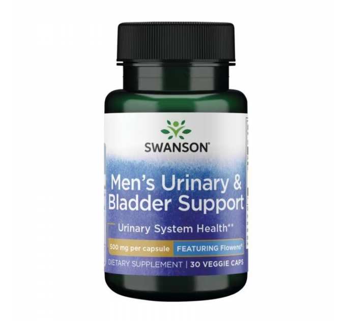 Mens Urinary Bladder Support 500mg - 30vegcaps