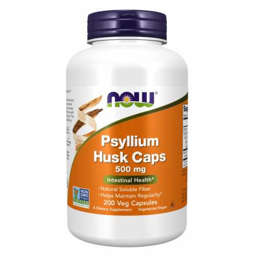 Psyllium Husk 500mg - 200 vcaps (Пошкоджена банка) Psyllium Husk 500mg - 200 vcaps (Пошкоджена банка)