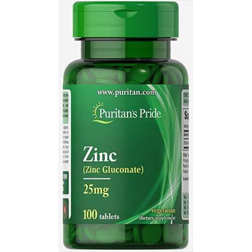 Zinc 25 mg - 100 tabs (Пошкоджена банка)