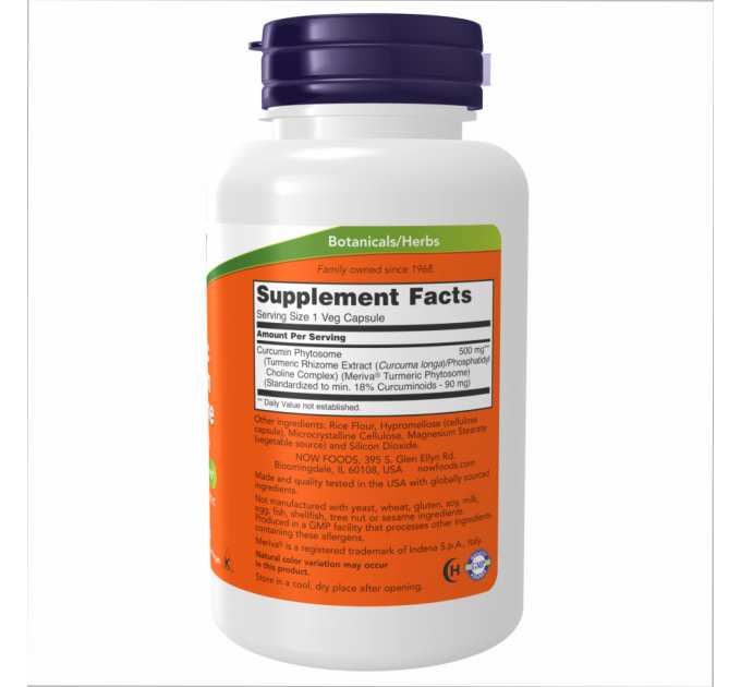 Turmeric Curcumin Phytosome 500mg - 60 vcaps
