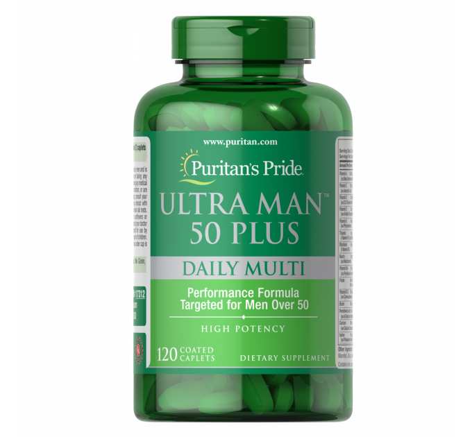 Ultra Man™ 50 Plus Daily Multi - 120caps
