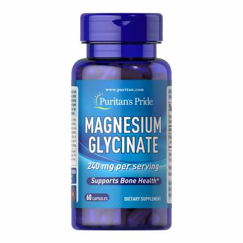 Magnesium Glycinate 240mg per serving - 60 caps