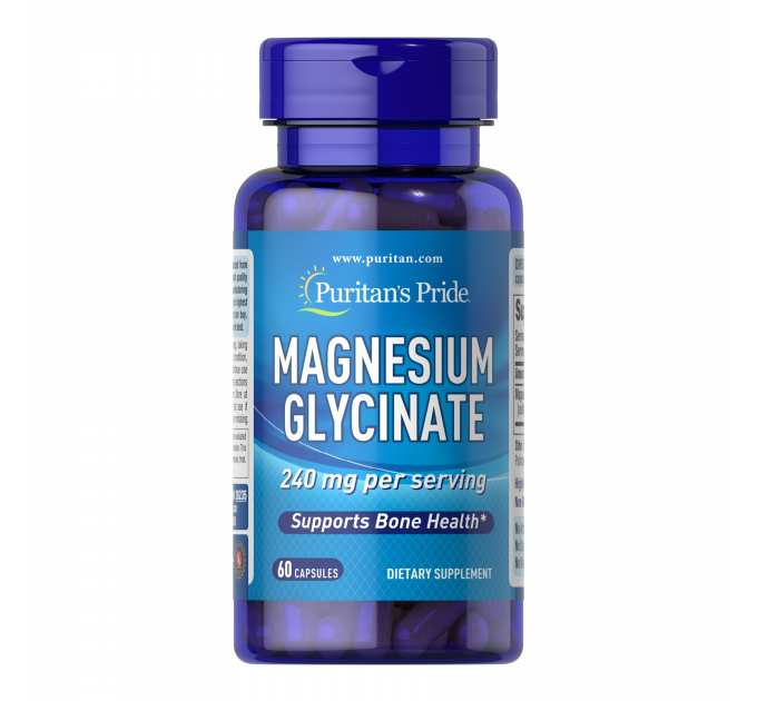 Magnesium Glycinate 240mg per serving - 60 caps