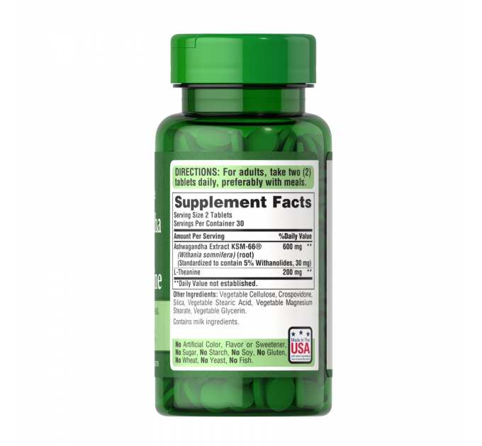 Ashwagandha KSM-66® & L-Theanine - 60 tabs